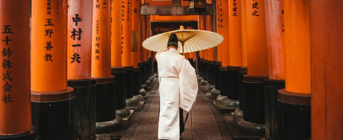 man holding an umbrella